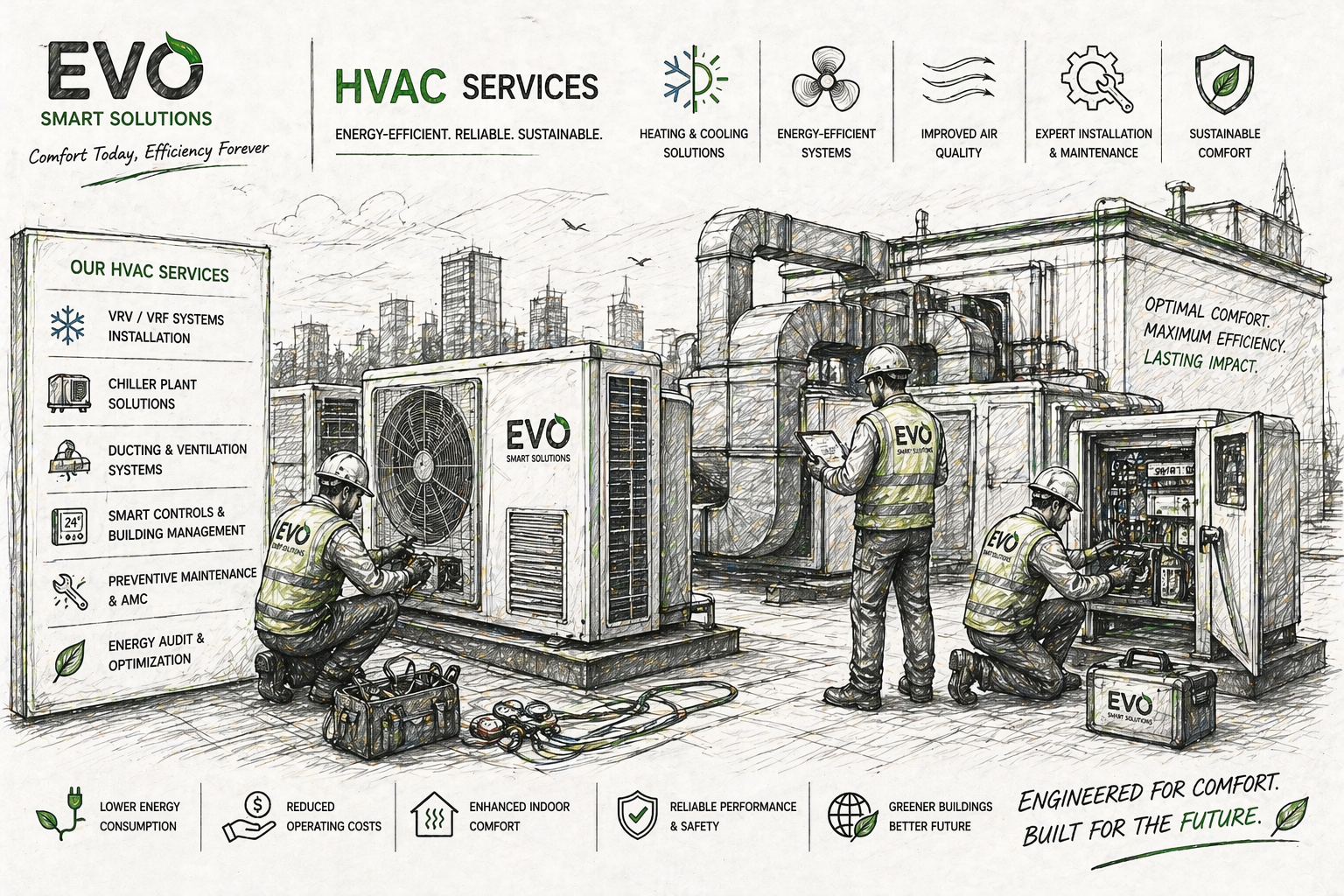 Industrial HVAC and Chiller Systems